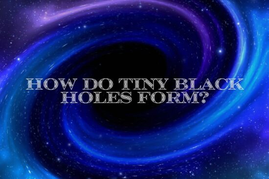 How Do Tiny Black Holes Form