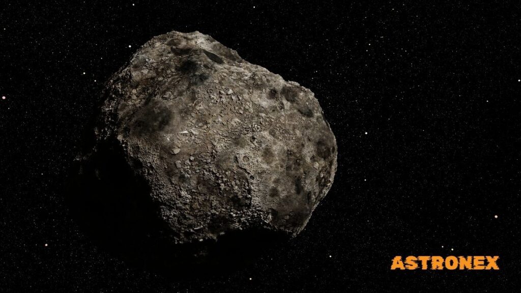 Artist’s depiction of a mini-moon asteroid, representing the discovery of 2025 PN7.