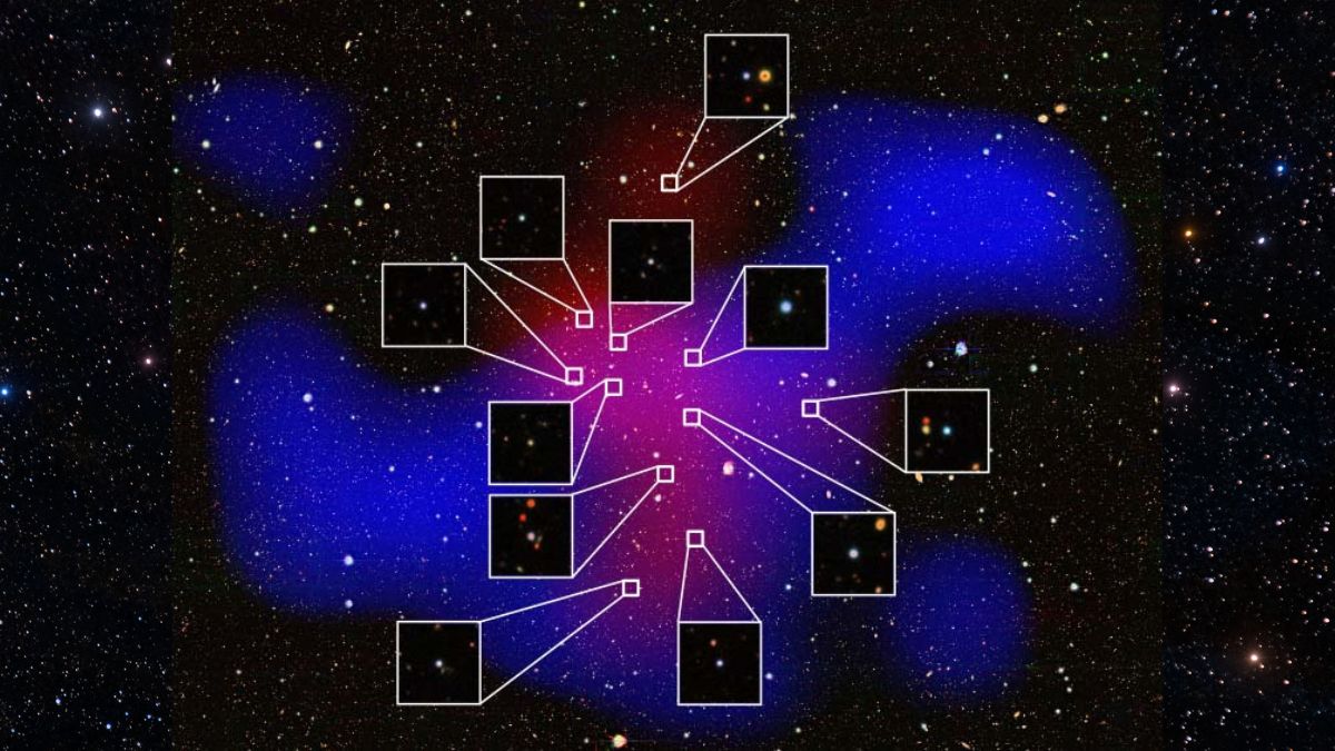 The 'Cosmic Himalayas': Astronomers Find The Densest Cluster Of Supermassive Black Holes Ever